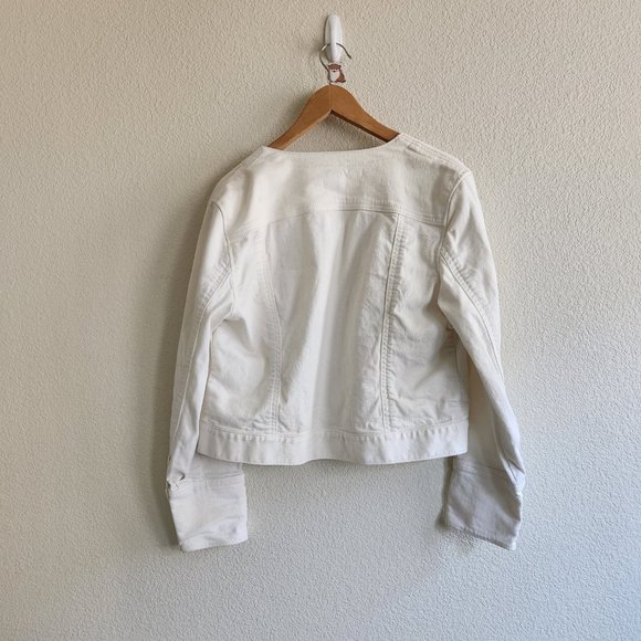 Gap Vintage Y2K White Denim Jacket - Picture 2 of 2